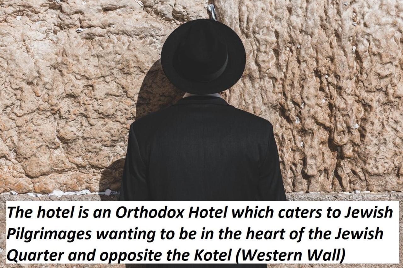 Litov Kotel Hotel - A Jewish Orthodox Hotel Jerusalem Exterior foto